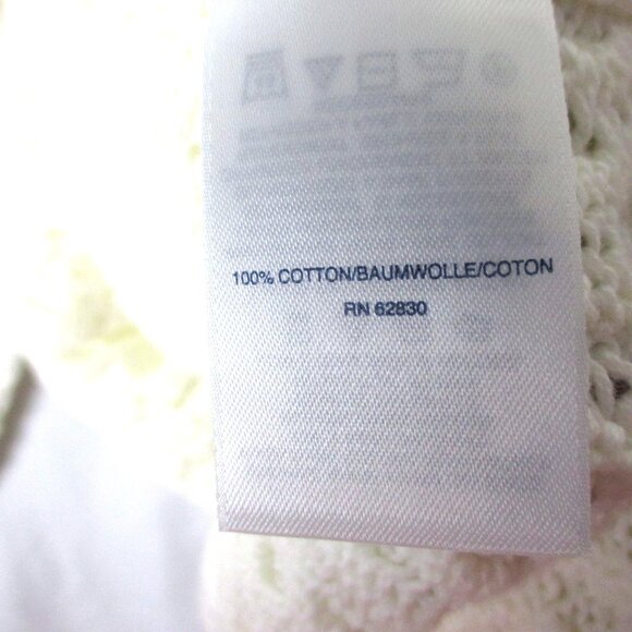 Lands' End Cable Sweater Drifter Knit Womens Cotton White Fisherman NWT $89 XL/P - Picture 6 of 7